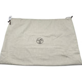 エルメス HERMES エールバッグ ジップ50 U刻 アイボリー/ブラック シルバー金具 トワル/ハンター ユニセックス ハンドバッグ