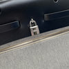 エルメス HERMES エールバッグ ジップ50 U刻 アイボリー/ブラック シルバー金具 トワル/ハンター ユニセックス ハンドバッグ