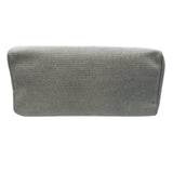 エルメス HERMES エールバッグ ジップ50 U刻 アイボリー/ブラック シルバー金具 トワル/ハンター ユニセックス ハンドバッグ