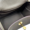 エルメス HERMES リンディミニ K刻 エトゥープ ゴールド金具 トリヨン レディース ショルダーバッグ