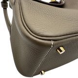 エルメス HERMES リンディミニ K刻 エトゥープ ゴールド金具 トリヨン レディース ショルダーバッグ