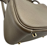 エルメス HERMES リンディミニ K刻 エトゥープ ゴールド金具 トリヨン レディース ショルダーバッグ