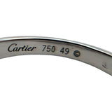 カルティエ Cartier ソルベリング ホワイトゴールド 750 ダイヤモンド ルビー オレンジガーネット ジュエリー