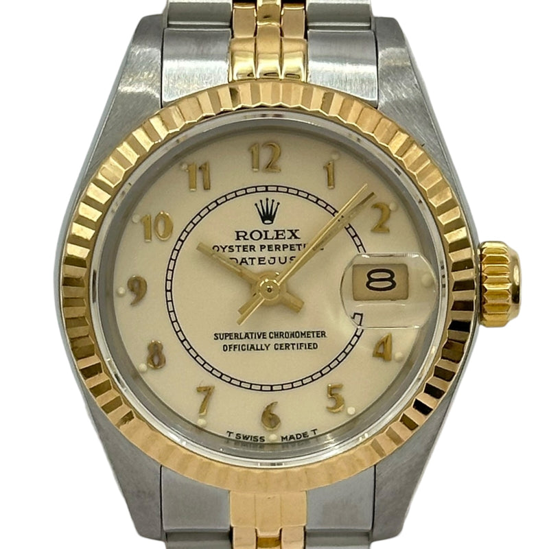 ロレックス ROLEX デイトジャスト ボイラーゲージ 69173 アイボリー