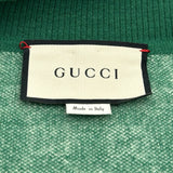 グッチ GUCCI GG総柄ノーカラーニットコート 599263 グリーン ウール レディース その他アウター