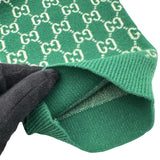 グッチ GUCCI GG総柄ノーカラーニットコート 599263 グリーン ウール レディース その他アウター