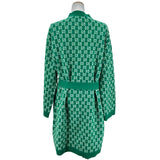 グッチ GUCCI GG総柄ノーカラーニットコート 599263 グリーン ウール レディース その他アウター
