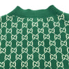 グッチ GUCCI GG総柄ノーカラーニットコート 599263 グリーン ウール レディース その他アウター