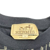 エルメス HERMES 総柄プリントTシャツ H55792HA ネイビー コットン メンズ 半袖Ｔシャツ