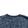 エルメス HERMES 総柄プリントTシャツ H55792HA ネイビー コットン メンズ 半袖Ｔシャツ