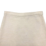 クリスチャン・ディオール Christian Dior MARINIERE ミディスカート 414J14AM647 ホワイト コットン レディース スカート