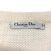 クリスチャン・ディオール Christian Dior MARINIERE ミディスカート 414J14AM647 ホワイト コットン レディース スカート