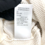 クリスチャン・ディオール Christian Dior MARINIERE ミディスカート 414J14AM647 ホワイト コットン レディース スカート