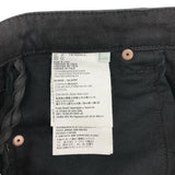 プラダ PRADA トライアングルロゴ スリットデニムスカート GFD180 ブラック コットン レディース スカート