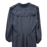 バーバリーロンドン BURBERRY LONDON シルクトレンチワンピース 4015556 ブラック シルク レディース ワンピース