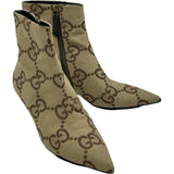 グッチ GUCCI x BALENCIAGA サイドジップブーツ 676555 ベージュ レディース ブーツ