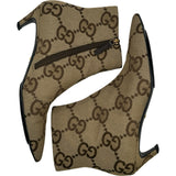 グッチ GUCCI x BALENCIAGA サイドジップブーツ 676555 ベージュ レディース ブーツ