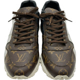 ルイ・ヴィトン LOUIS VUITTON ランアウェイラインローカットスニーカー ブラウン レザー メンズ スニーカー