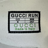 グッチ GUCCI GUCCI RUN ローカットスニーカー 680893 ホワイト テクニカル ニット ファブリック メンズ スニーカー