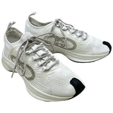 グッチ GUCCI GUCCI RUN ローカットスニーカー 680893 ホワイト テクニカル ニット ファブリック メンズ スニーカー