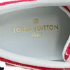 ルイ・ヴィトン LOUIS VUITTON ステラーライン ローカットスニーカー レッド キャンバス レディース スニーカー