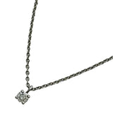 ティファニー TIFFANY＆CO ソリティアネックレス プラチナ Pt950 ジュエリー