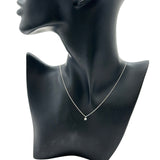 ティファニー TIFFANY＆CO ソリティアネックレス プラチナ Pt950 ジュエリー