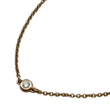 ティファニー TIFFANY＆CO バイザヤードブレスレット ピンクゴールド Au750 ダイヤモンド ジュエリー
