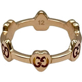 グッチ GUCCI ハートリング ピンクゴールド 750 ジュエリー