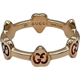グッチ GUCCI ハートリング ピンクゴールド 750 ジュエリー