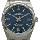 ロレックス ROLEX オイスターパーペチュアル41 124300 ブライトブルー ステンレススチール 自動巻き メンズ 腕時計