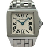 カルティエ Cartier サントス ドゥ モワゼル SM W25064Z5 アイボリー ステンレススチール クオーツ レディース 腕時計