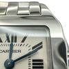 カルティエ Cartier サントス ドゥ モワゼル SM W25064Z5 アイボリー ステンレススチール クオーツ レディース 腕時計