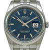 ロレックス ROLEX デイトジャスト36 116200 ブルー ステンレススチール 自動巻き メンズ 腕時計