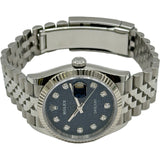 ロレックス ROLEX デイトジャスト36 ホリコン 126234G ブルー ステンレススチール 自動巻き メンズ 腕時計