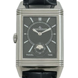 ジャガー・ルクルト JAEGER-LE COULTRE レベルソ クラシック ラージ デュオ スモールセコンド Q3848422(215.8.D4) シルバー ステンレススチール 手巻き メンズ 腕時計