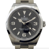 ロレックス ROLEX エクスプローラー36 124270 ブラック ステンレススチール メンズ 腕時計