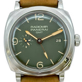パネライ PANERAI ラジオミールGMT3デイズ PAM00998 グリーン ステンレススチール 自動巻き メンズ 腕時計