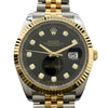 ロレックス ROLEX デイトジャスト41 126333G ブラック イエローゴールド/ステンレススチール メンズ 腕時計