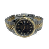 ロレックス ROLEX デイトジャスト41 126333G ブラック イエローゴールド/ステンレススチール メンズ 腕時計