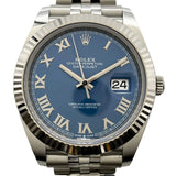 ロレックス ROLEX デイトジャスト41　アズーロブルー 126334 アズーロブルー ホワイトゴールド/ステンレススチール 自動巻き メンズ 腕時計