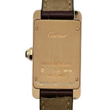 カルティエ Cartier タンクアメリカン SM W2607056 アイボリー ピンクゴールド クオーツ レディース 腕時計