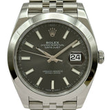 ロレックス ROLEX デイトジャスト41 126300 スレート ステンレススチール 自動巻き メンズ 腕時計
