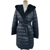 S Max Mara リバーシブルダウンロングジャケット 94861656 ネイビー ナイロン レディース その他アウター