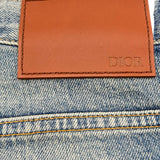 クリスチャン・ディオール Christian Dior アトリエスリムフィットデニムパンツ 213DS15AY988 ブルー コットン メンズ デニムパンツ