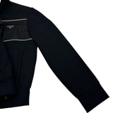 プラダ PRADA トライアングルロゴトラックジャケット UJL57A ブラック ナイロン メンズ その他アウター