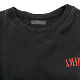 AMIRI　ロゴプリントスウェットプルオーバー MXPCWA18 ブラック コットン メンズ スウェット