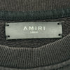 AMIRI　ロゴプリントスウェットプルオーバー MXPCWA18 ブラック コットン メンズ スウェット