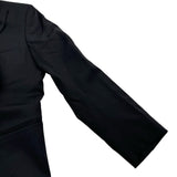 クリスチャン・ディオール Christian Dior オブリークアシンメトリー ジャケット＆パンツセットアップ 033C228B4739 ブラック ウール メンズ セットアップ