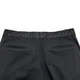 クリスチャン・ディオール Christian Dior オブリークアシンメトリー ジャケット＆パンツセットアップ 033C228B4739 ブラック ウール メンズ セットアップ